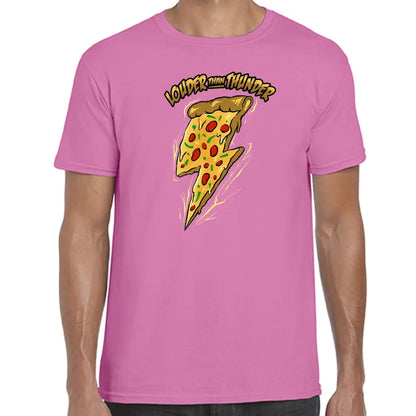 Louder Than Thunder Pizza T-Shirt - Tshirtpark.com