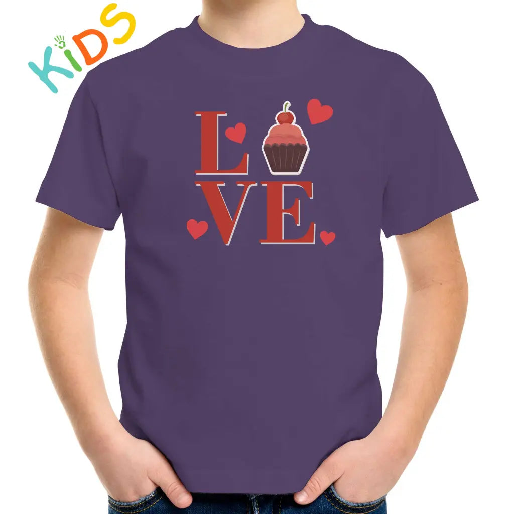 Love Cupcake Kids T-shirt - Tshirtpark.com