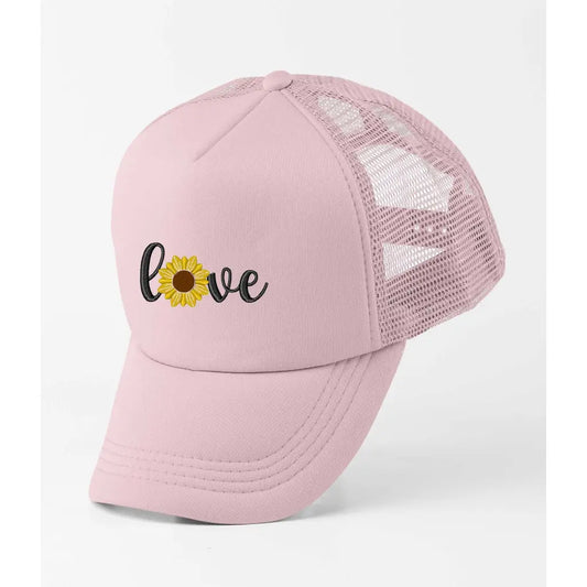 Love Daisy Slogan Trucker Cap - Tshirtpark.com