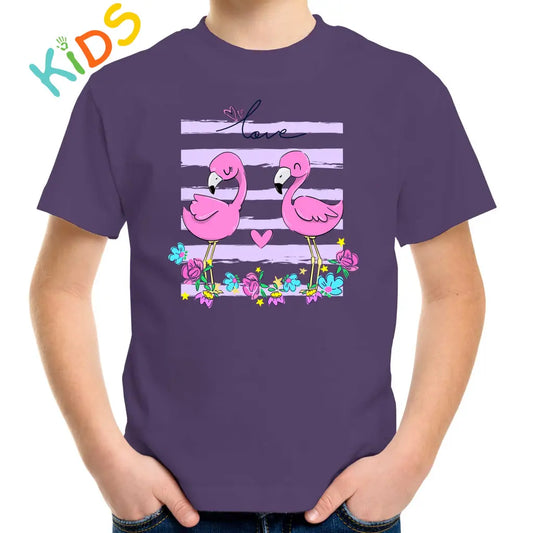 Love Flamingo Kids T-shirt - Tshirtpark.com