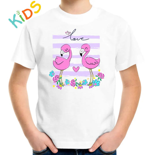 Love Flamingo Kids T-shirt - Tshirtpark.com