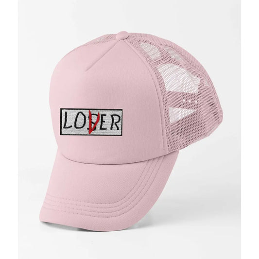 Lover Loser Slogan Trucker Cap - Tshirtpark.com