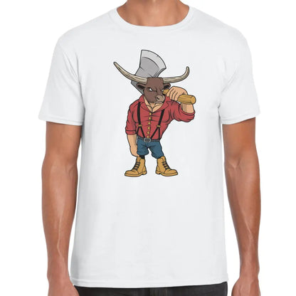 Lumberjack Bull T-Shirt - Tshirtpark.com