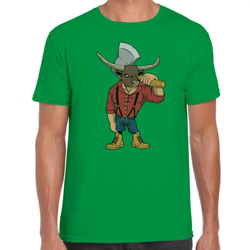 Lumberjack Bull T-Shirt - Tshirtpark.com