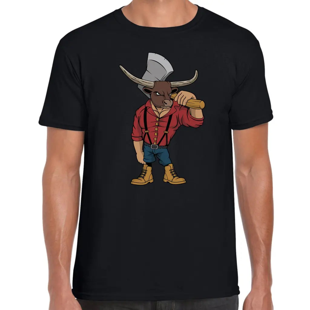 Lumberjack Bull T-Shirt - Tshirtpark.com