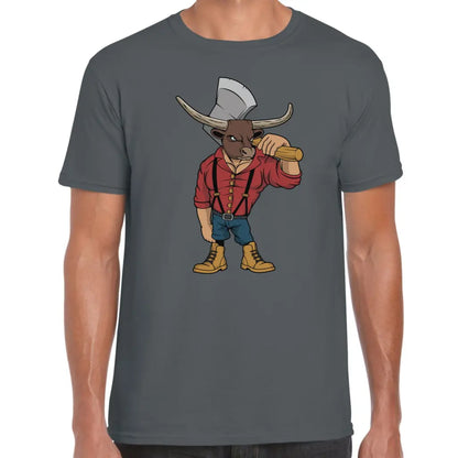 Lumberjack Bull T-Shirt - Tshirtpark.com