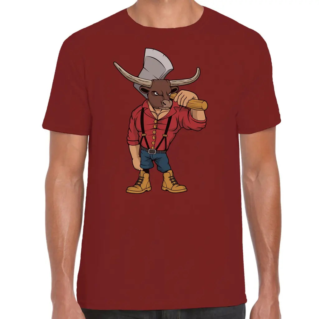 Lumberjack Bull T-Shirt - Tshirtpark.com