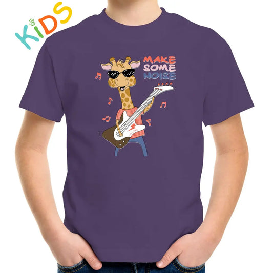 Make Some Noise Giraffe Kids T-shirt - Tshirtpark.com