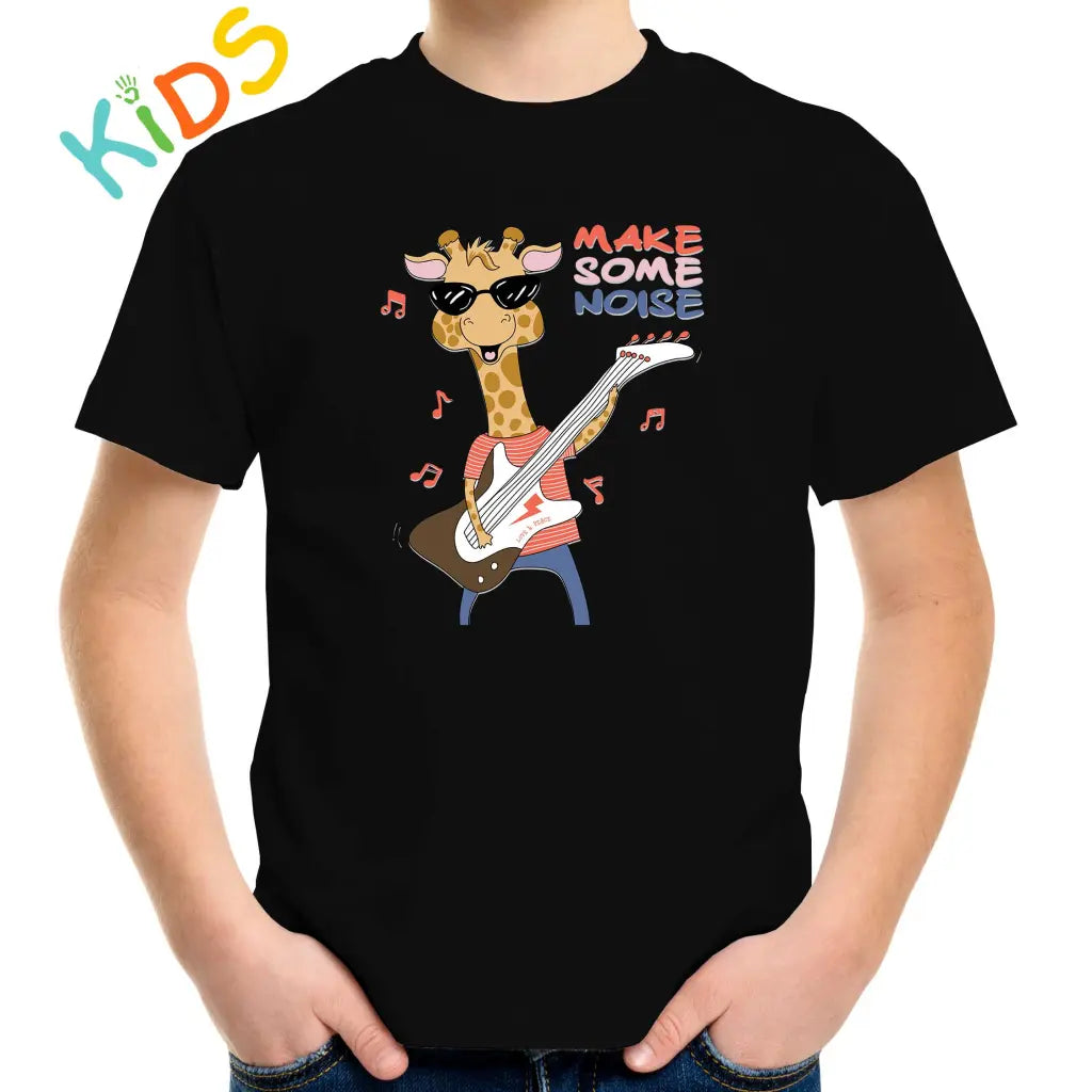 Make Some Noise Giraffe Kids T-shirt - Tshirtpark.com