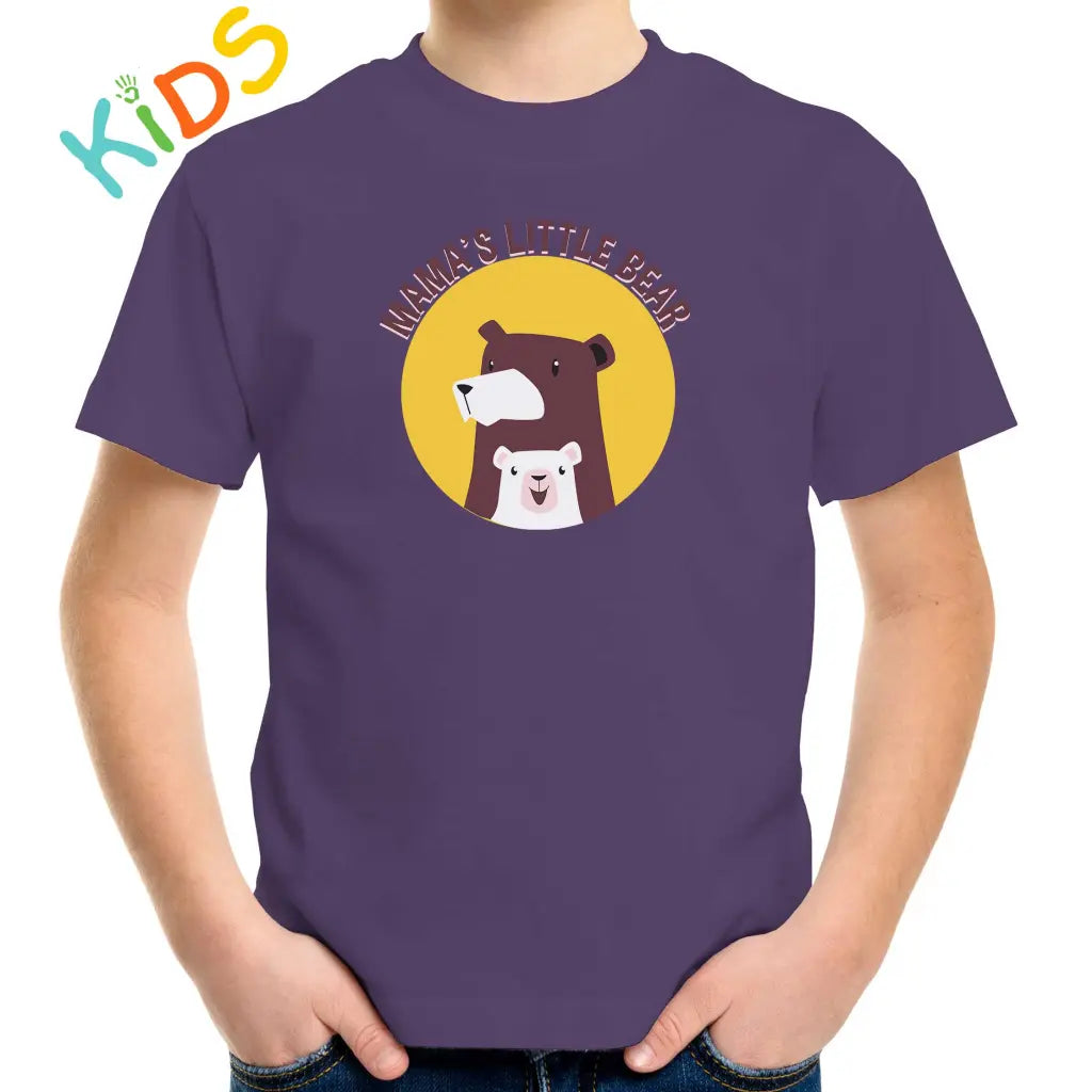 Mama’s Little Bear Kids T-shirt - Tshirtpark.com