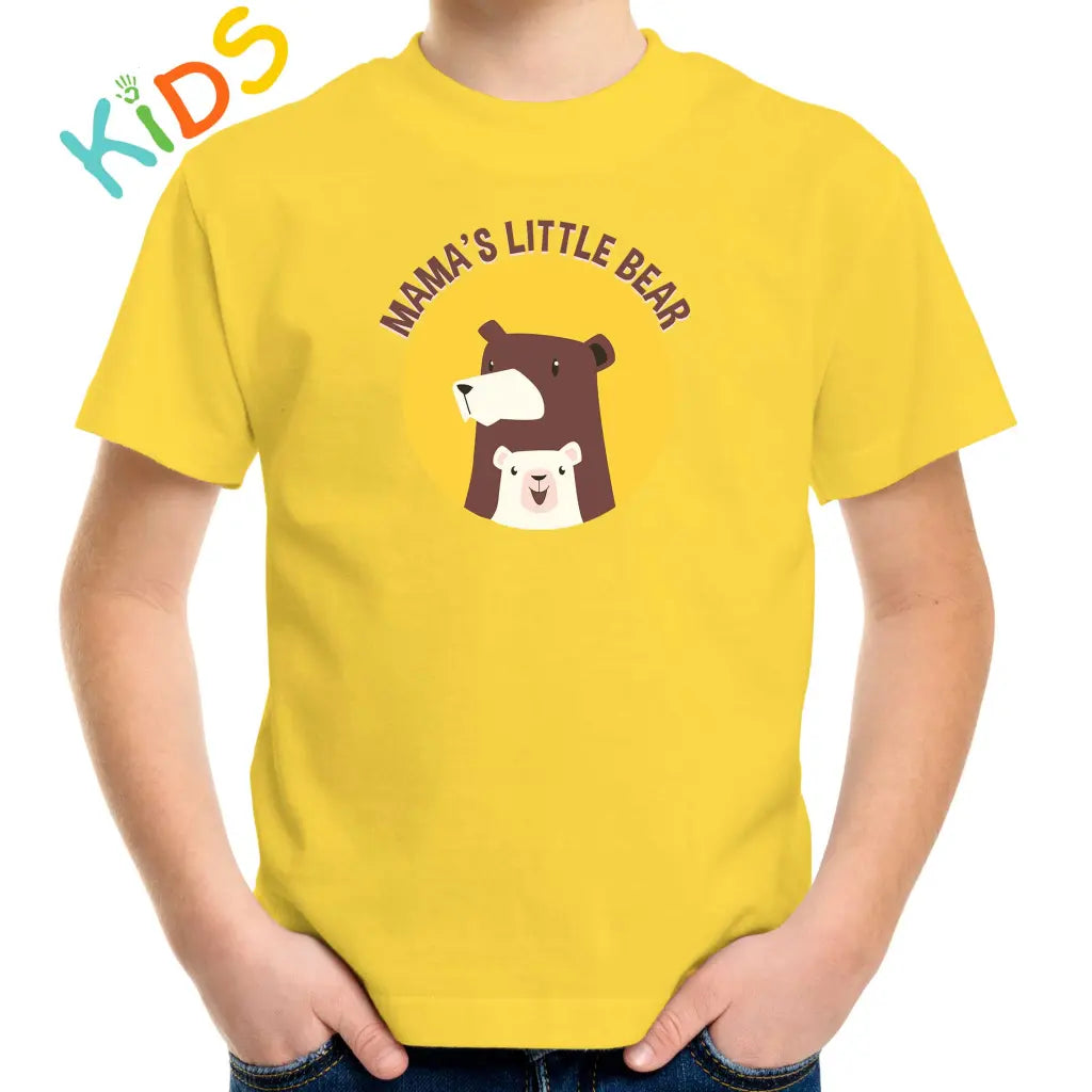 Mama’s Little Bear Kids T-shirt - Tshirtpark.com