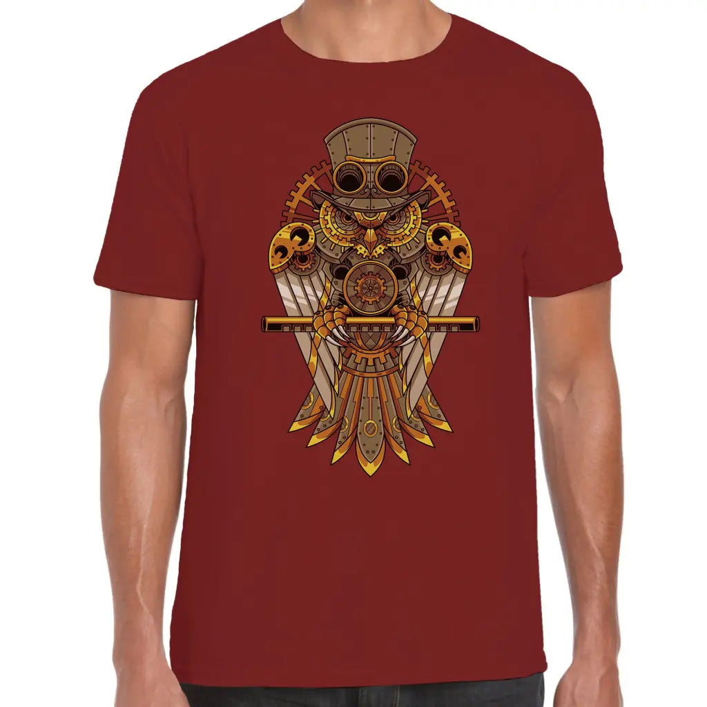 Mechanical Owl Hat T-Shirt - Tshirtpark.com