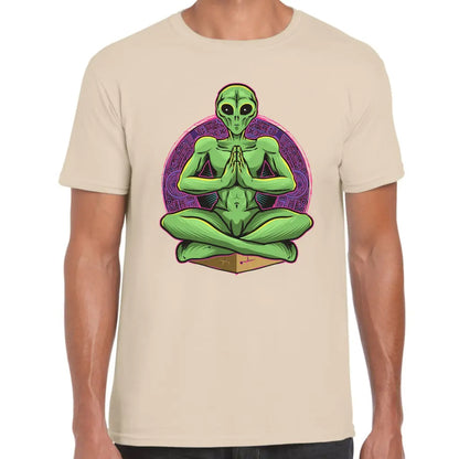Meditating Alien T-Shirt - Tshirtpark.com