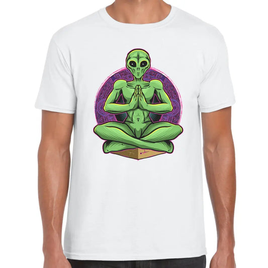 Meditating Alien T-Shirt - Tshirtpark.com