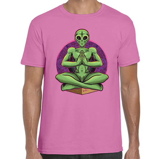 Meditating Alien T-Shirt - Tshirtpark.com