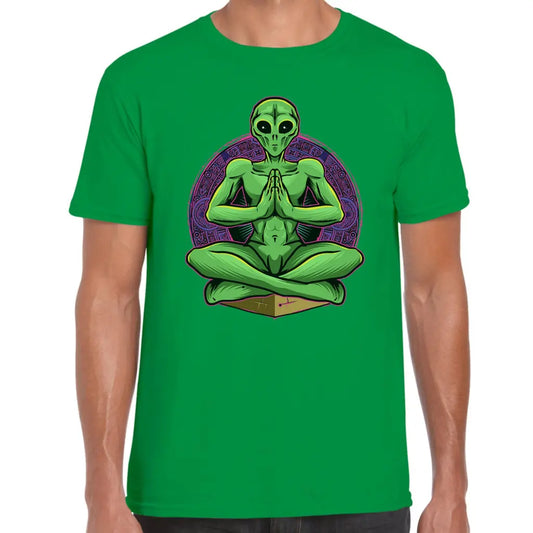 Meditating Alien T-Shirt - Tshirtpark.com