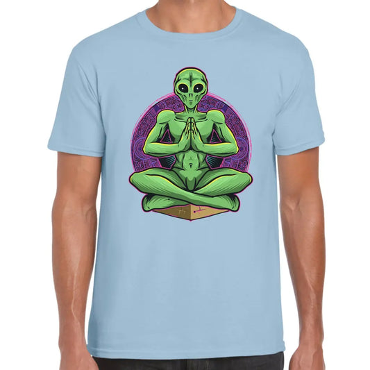 Meditating Alien T-Shirt - Tshirtpark.com