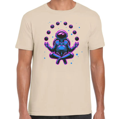 Meditating Astronaut T-Shirt - Tshirtpark.com