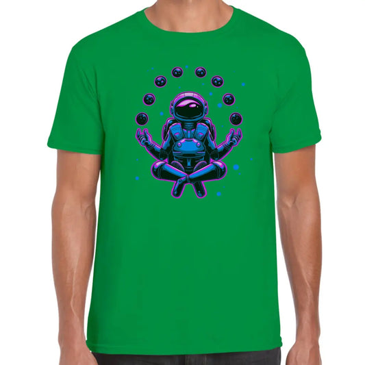 Meditating Astronaut T-Shirt - Tshirtpark.com