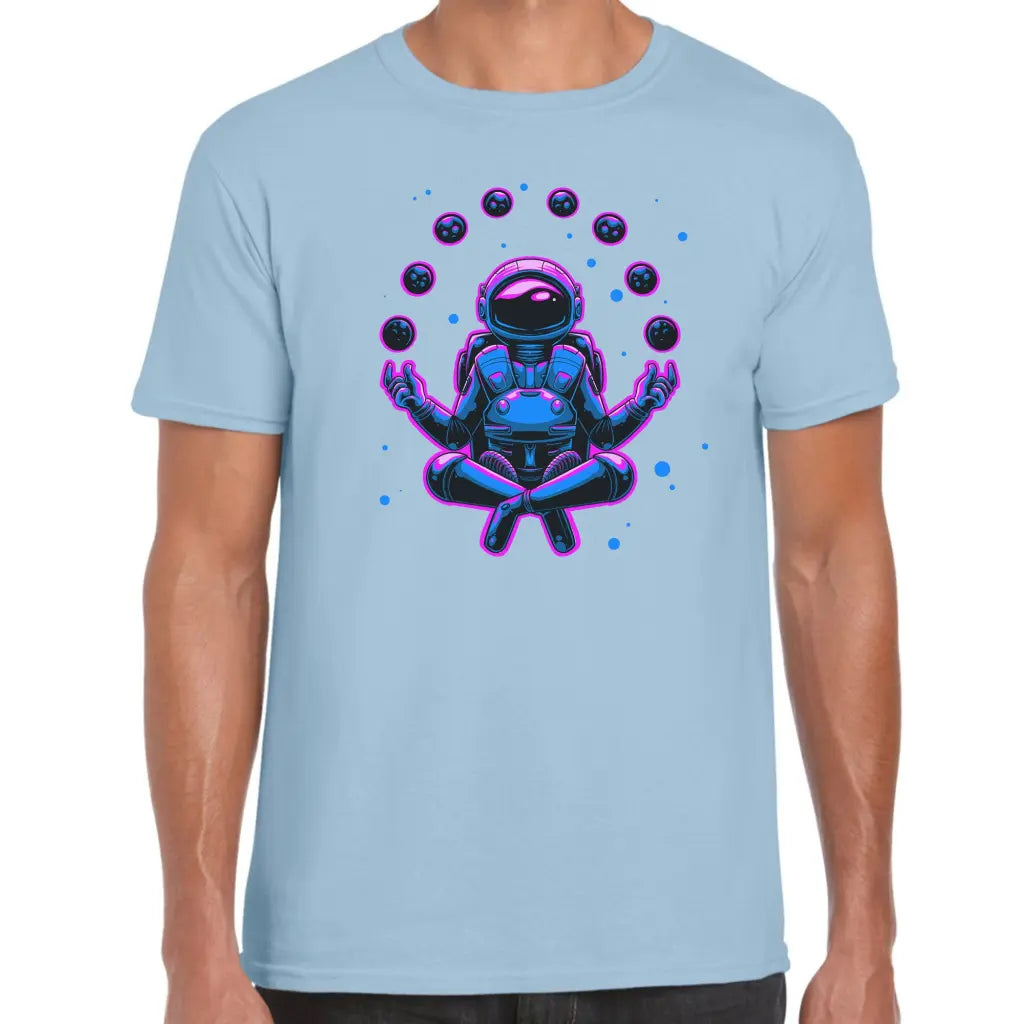 Meditating Astronaut T-Shirt - Tshirtpark.com