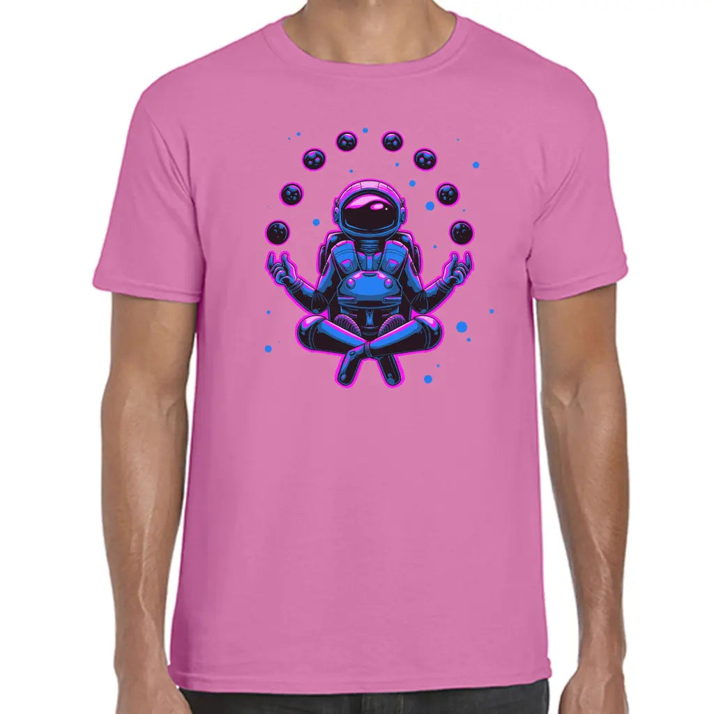 Meditating Astronaut T-Shirt - Tshirtpark.com