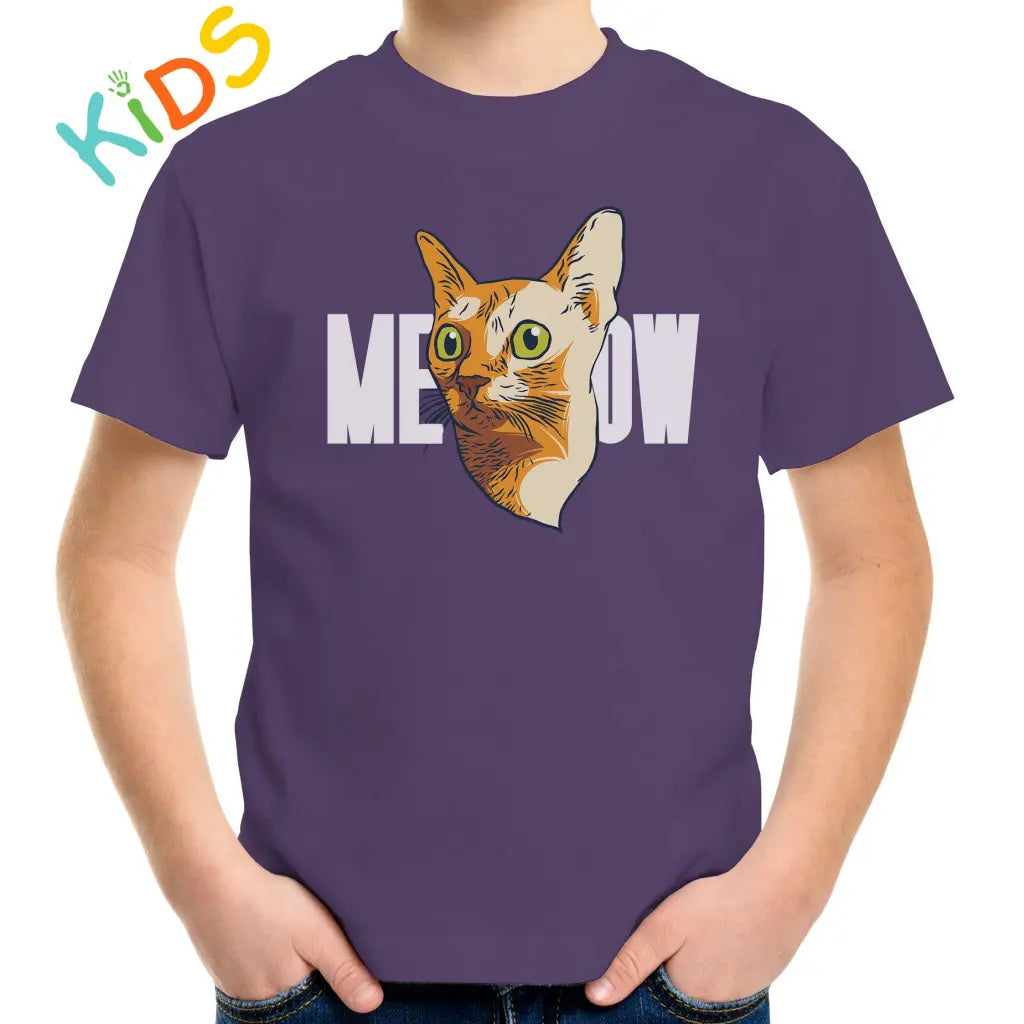 Meow Fun Kids T-shirt - Tshirtpark.com