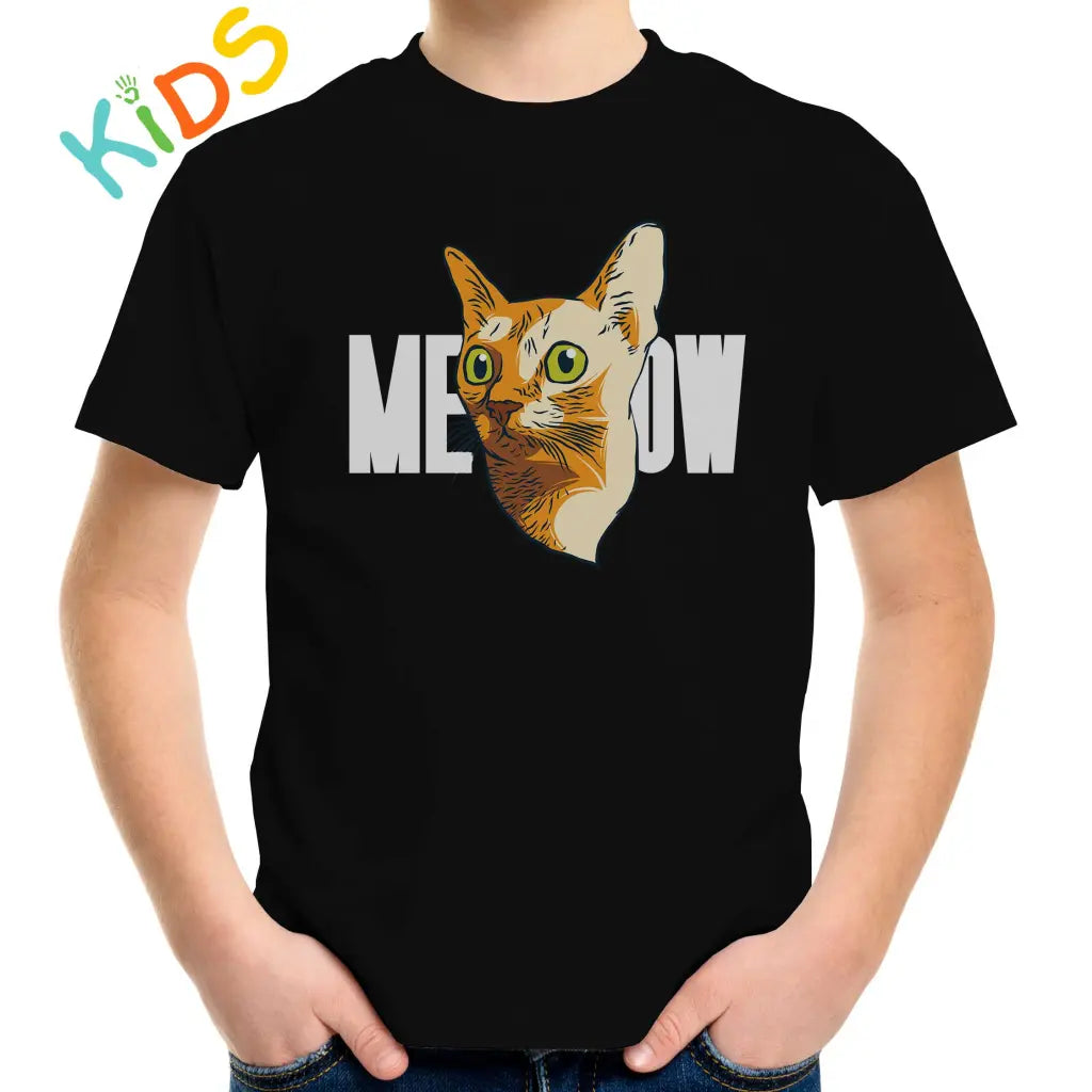 Meow Fun Kids T-shirt - Tshirtpark.com