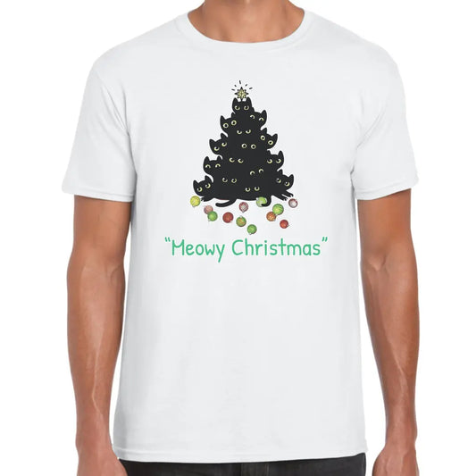 Meowy Christmas T-Shirt - Tshirtpark.com