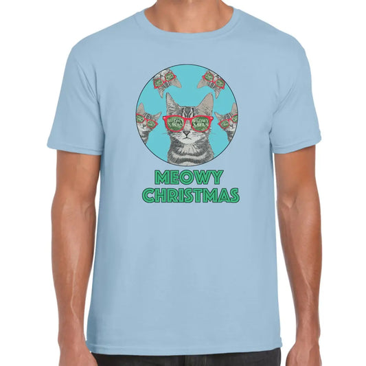 Meowy Christmas T-Shirt - Tshirtpark.com