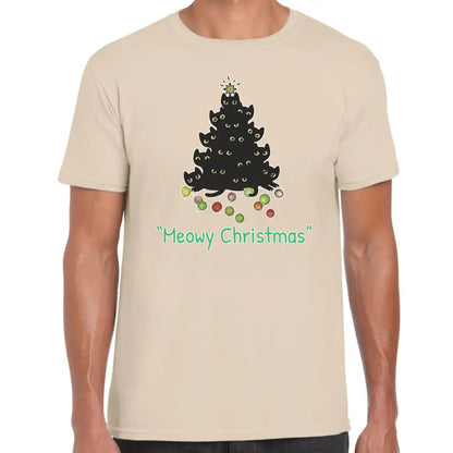 Meowy Christmas T-Shirt - Tshirtpark.com