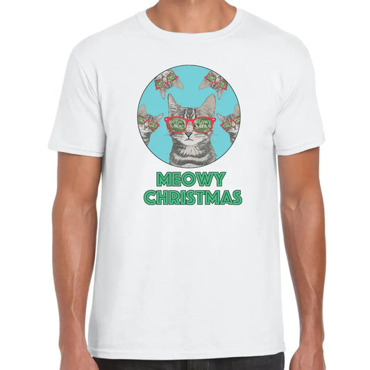 Meowy Christmas T-Shirt - Tshirtpark.com