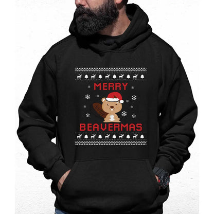 Merry Beavermas Colour Hoodie - Tshirtpark.com