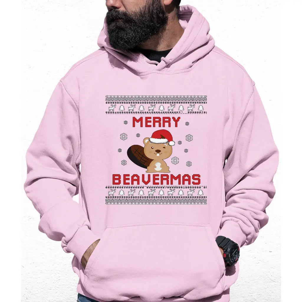 Merry Beavermas Colour Hoodie - Tshirtpark.com