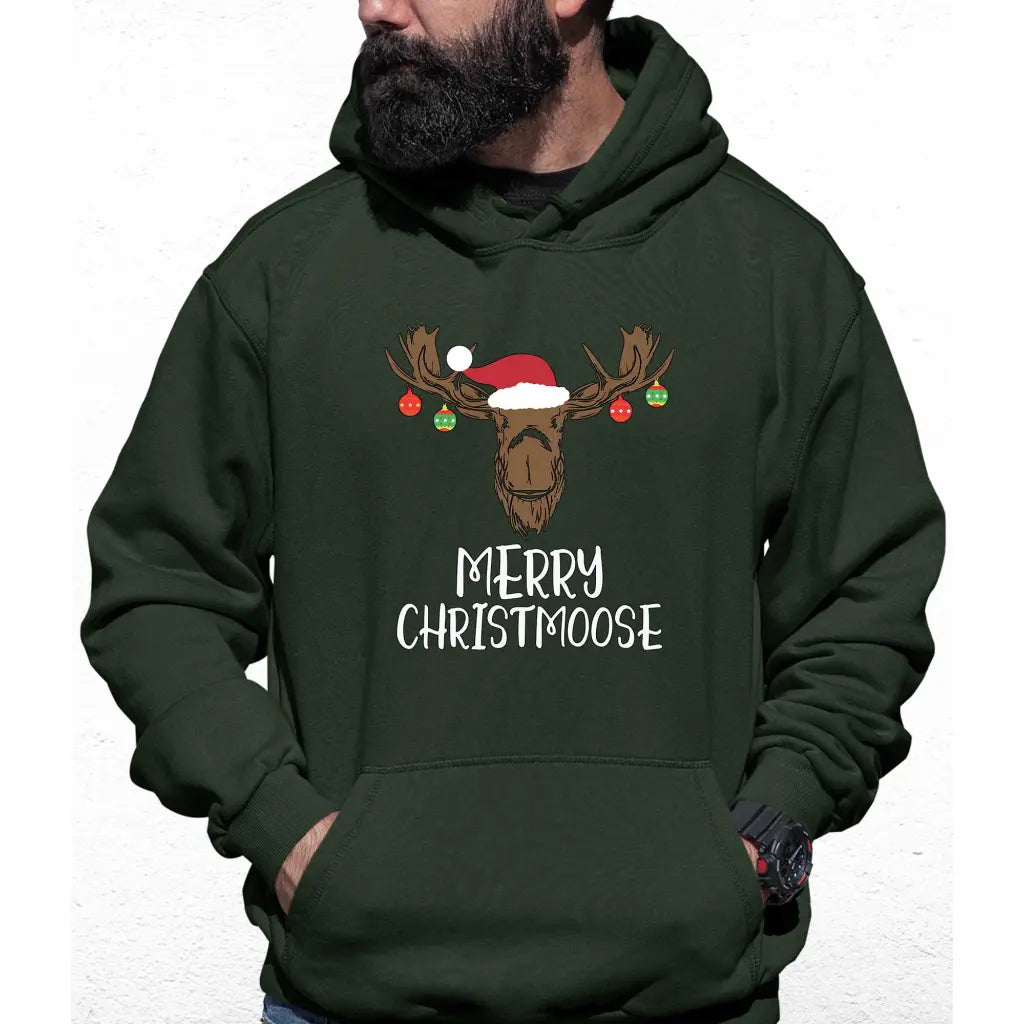 Merry Christmoose Colour Hoodie - Tshirtpark.com