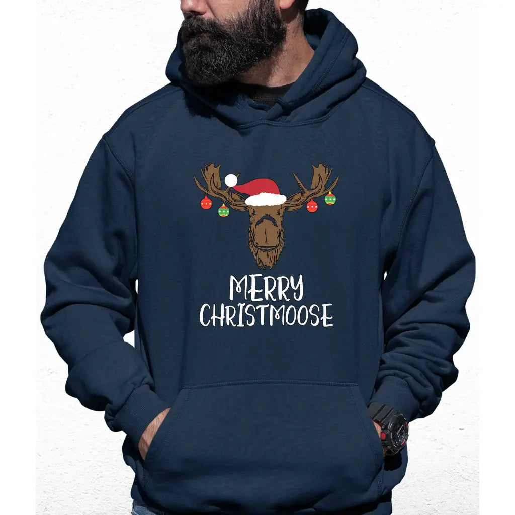 Merry Christmoose Colour Hoodie - Tshirtpark.com