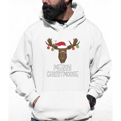 Merry Christmoose Colour Hoodie - Tshirtpark.com