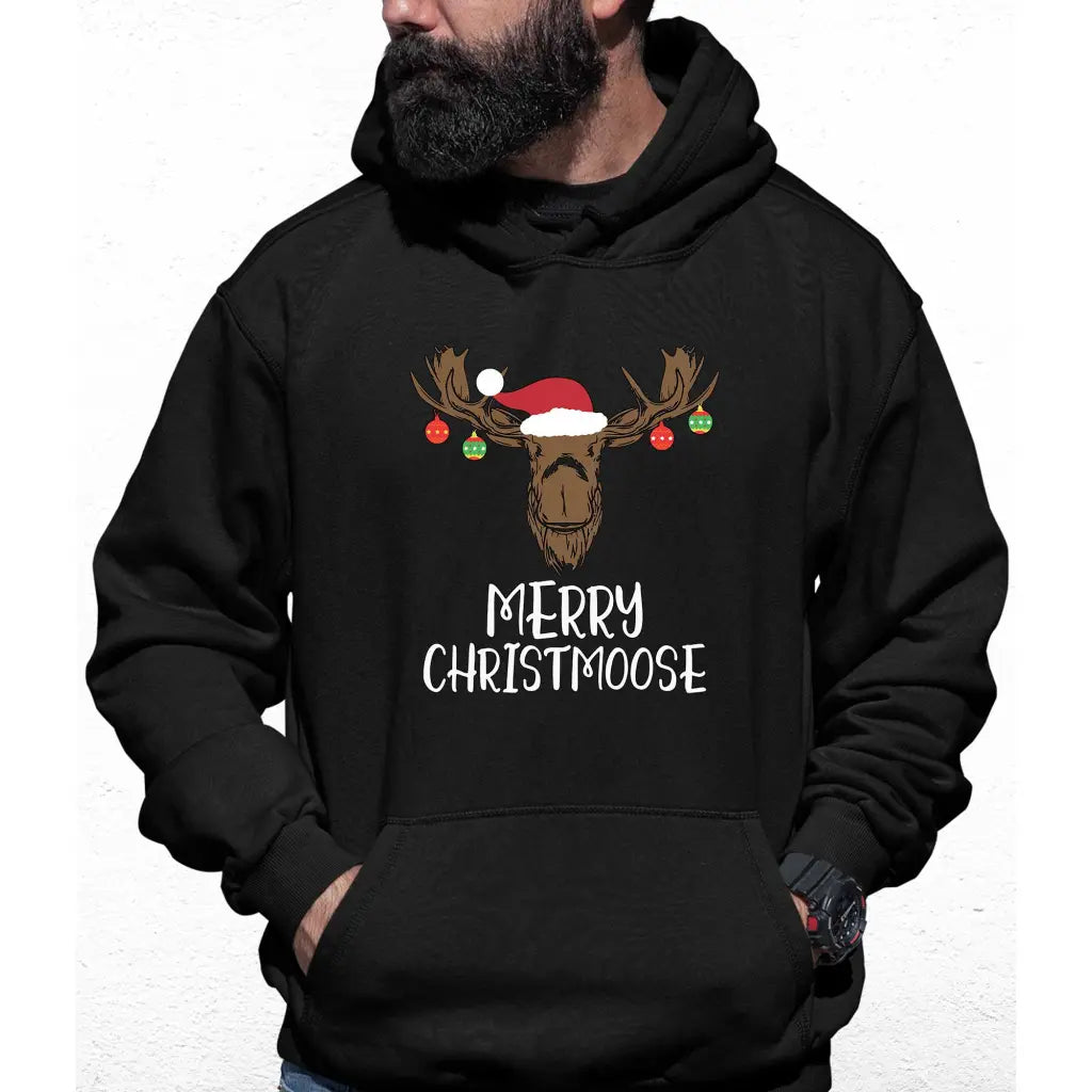 Merry Christmoose Colour Hoodie - Tshirtpark.com