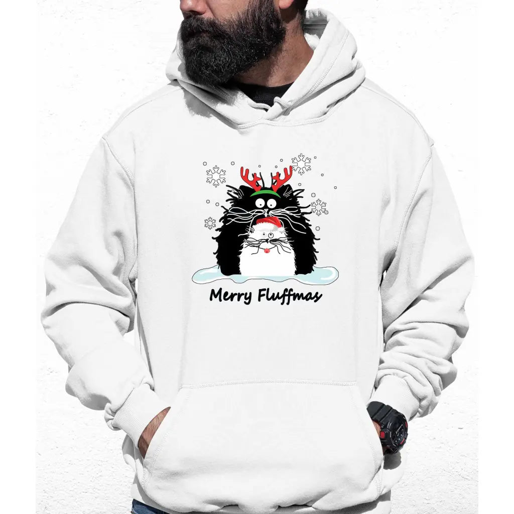 Merry Fluffmas Colour Hoodie - Tshirtpark.com