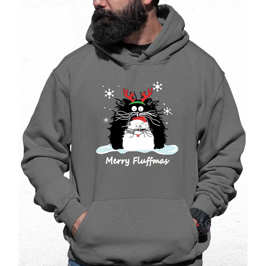 Merry Fluffmas Colour Hoodie - Tshirtpark.com