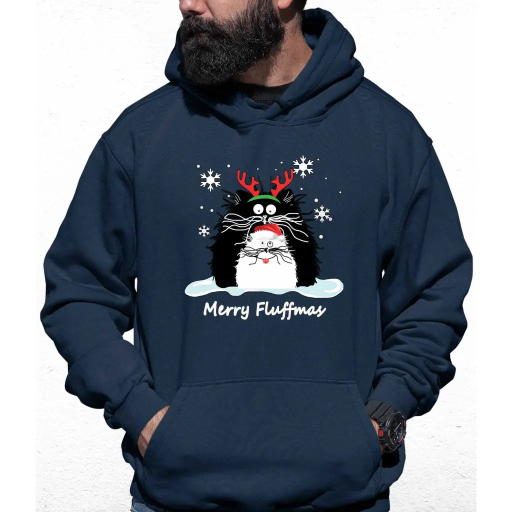 Merry Fluffmas Colour Hoodie - Tshirtpark.com