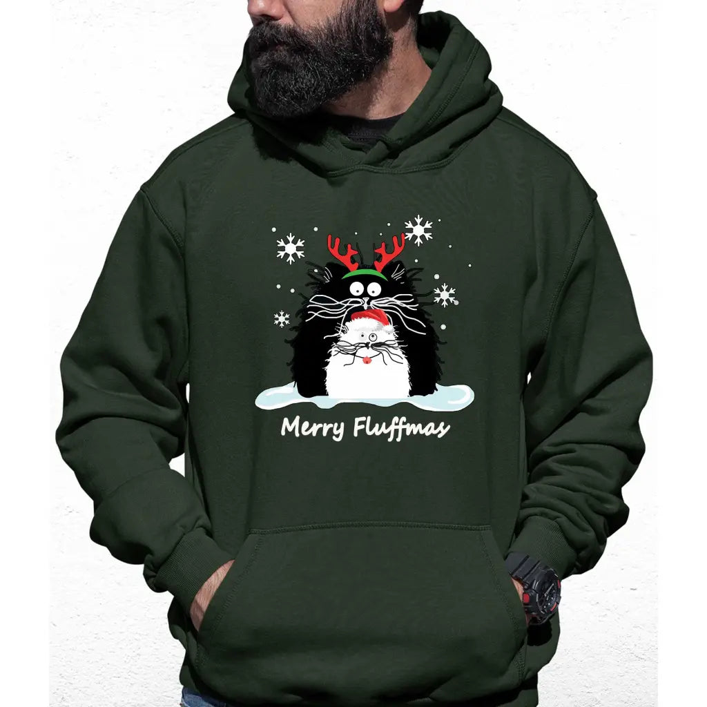 Merry Fluffmas Colour Hoodie - Tshirtpark.com