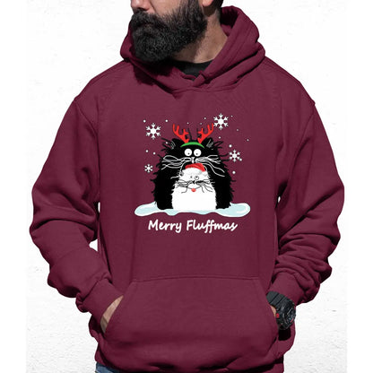 Merry Fluffmas Colour Hoodie - Tshirtpark.com