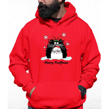 Merry Fluffmas Colour Hoodie - Tshirtpark.com