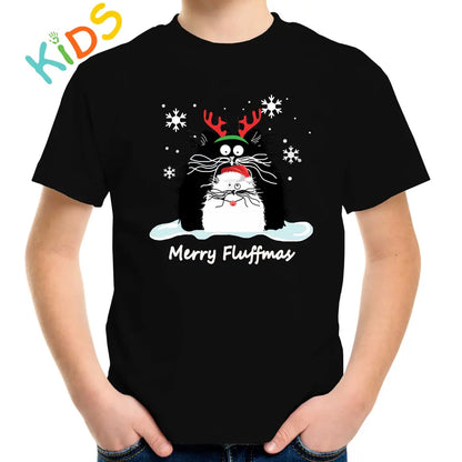 Merry Fluffmas Kids T-shirt - Tshirtpark.com