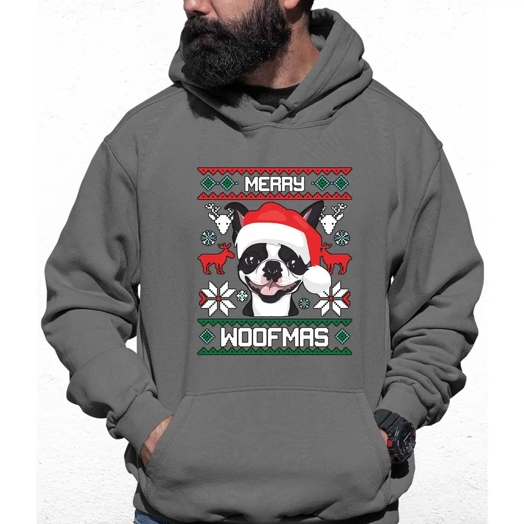 Merry Woofmas Colour Hoodie - Tshirtpark.com