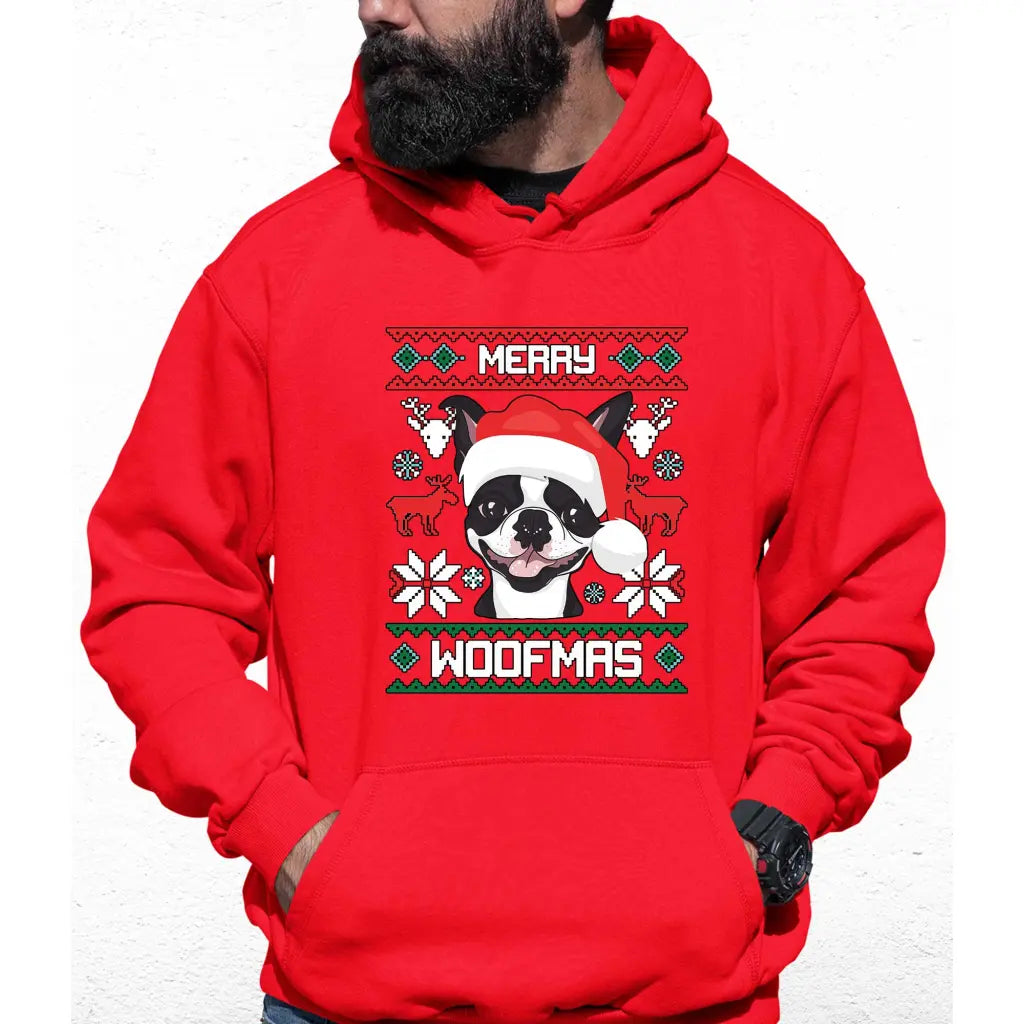 Merry Woofmas Colour Hoodie - Tshirtpark.com