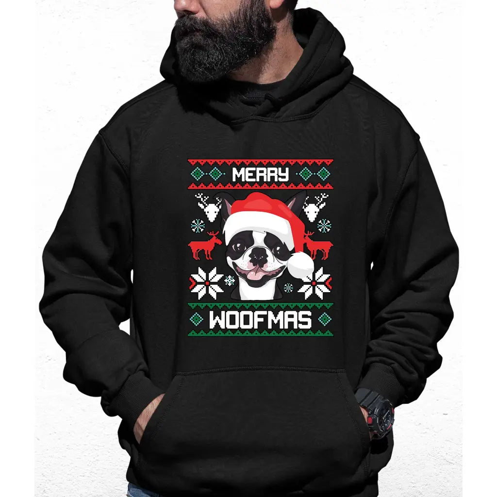 Merry Woofmas Colour Hoodie - Tshirtpark.com