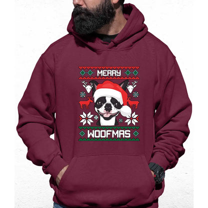 Merry Woofmas Colour Hoodie - Tshirtpark.com