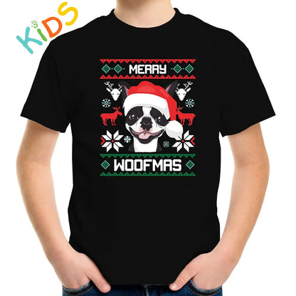 Merry Woofmas Kids T-shirt - Tshirtpark.com