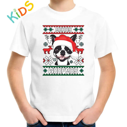 Merry Woofmas Kids T-shirt - Tshirtpark.com